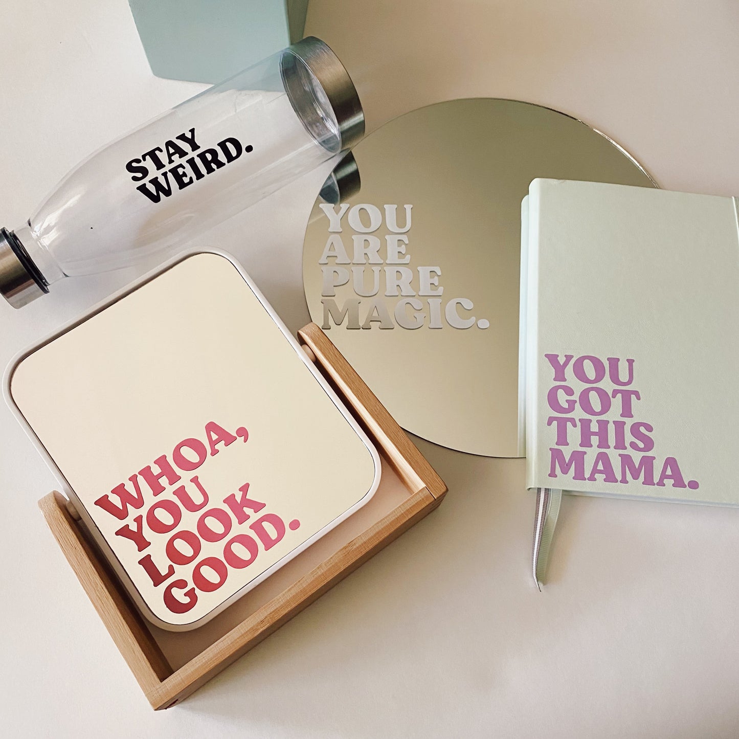 MIXTAPE MANTRAS - vinyl decal stickers- simple sayings
