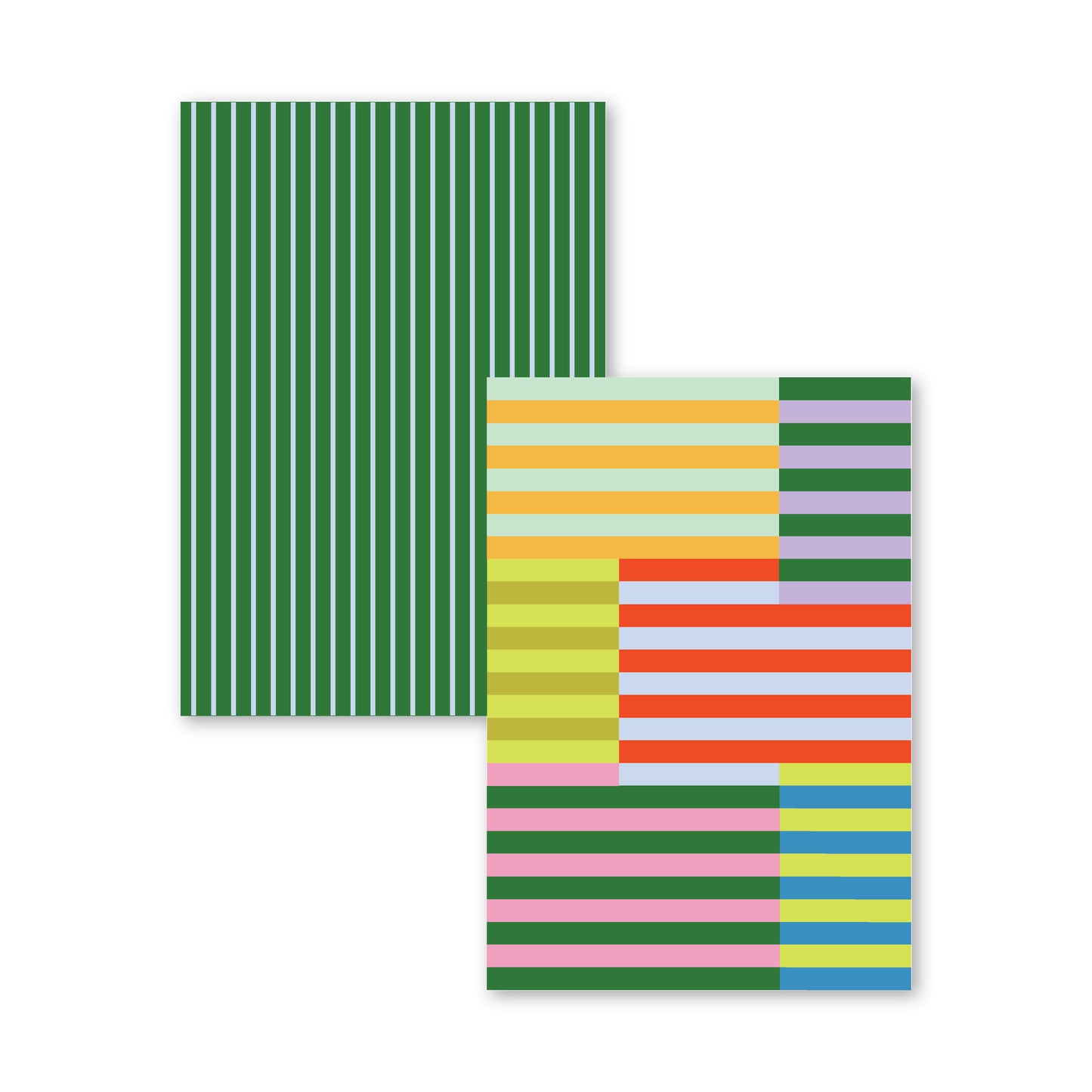 BOLD BLOCKS REVERSIBLE GIFT WRAP