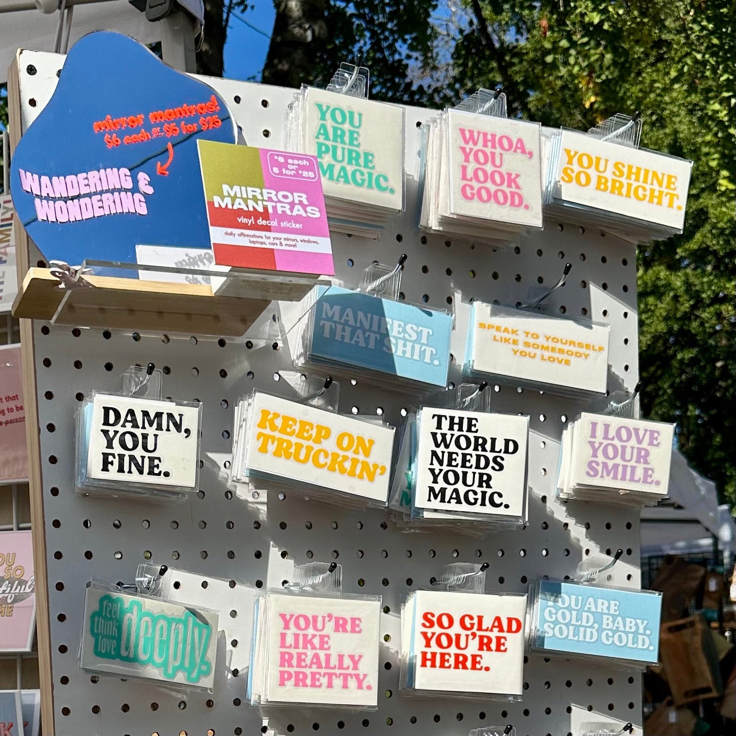 MANTRAS - Vinyl Decal Stickers