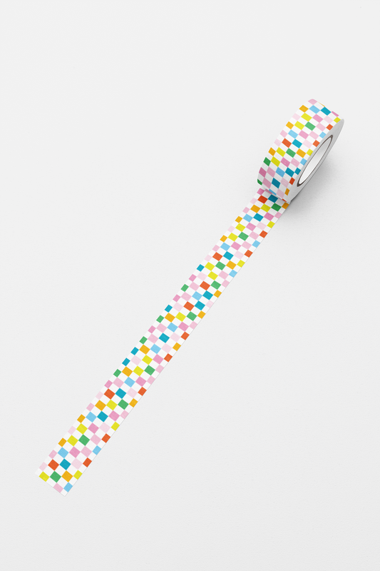 HAPPY SQUARES WASHI TAPE