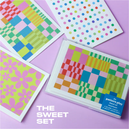 PATTERN PLAY SETS // The Sweet Set // Boxed Set of 6 Blank Cards