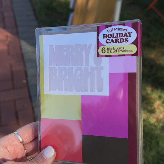 Foil Printed Holiday Card Set from Mixtape Paper Co.