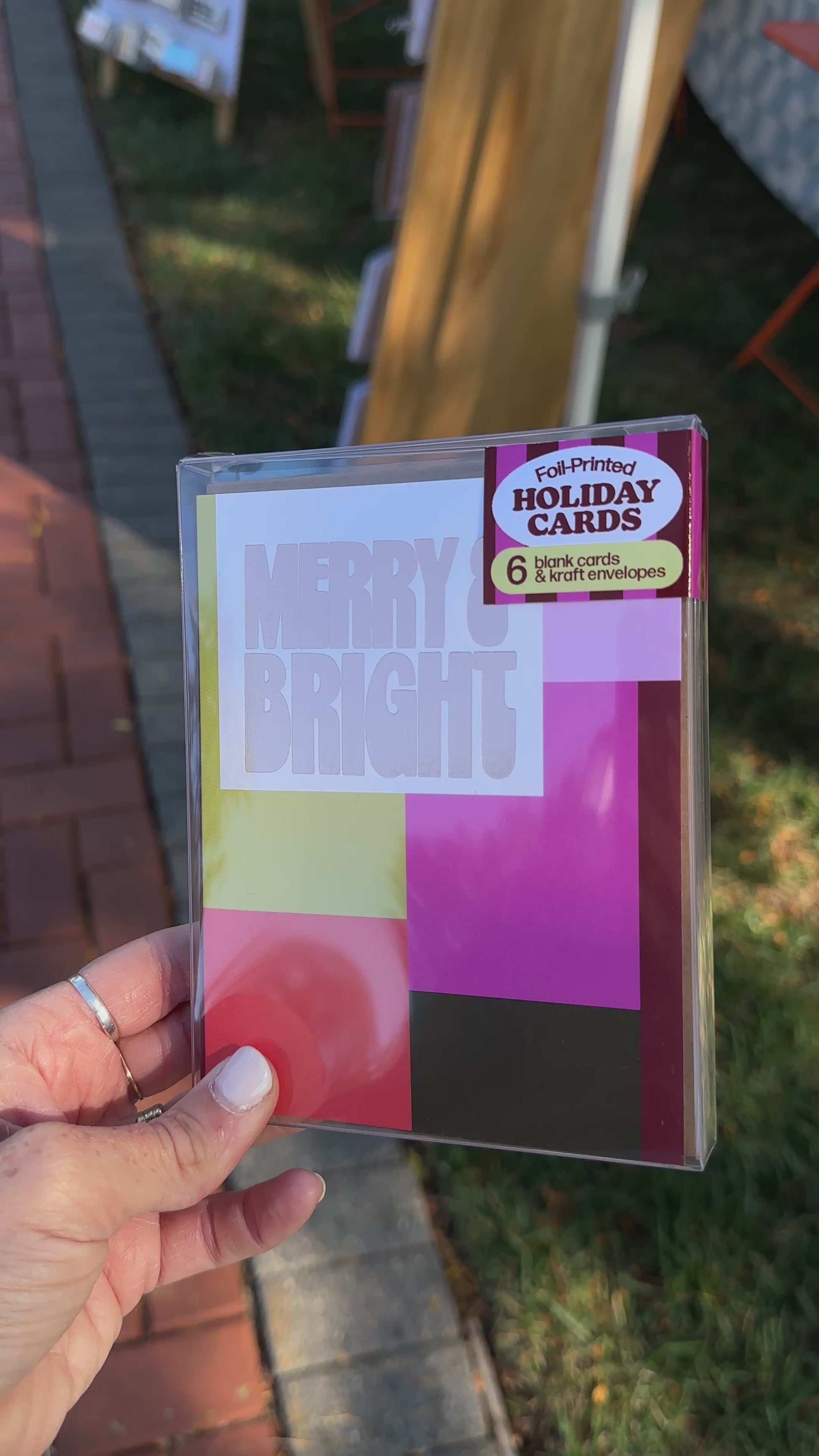 Foil Printed Holiday Card Set from Mixtape Paper Co.