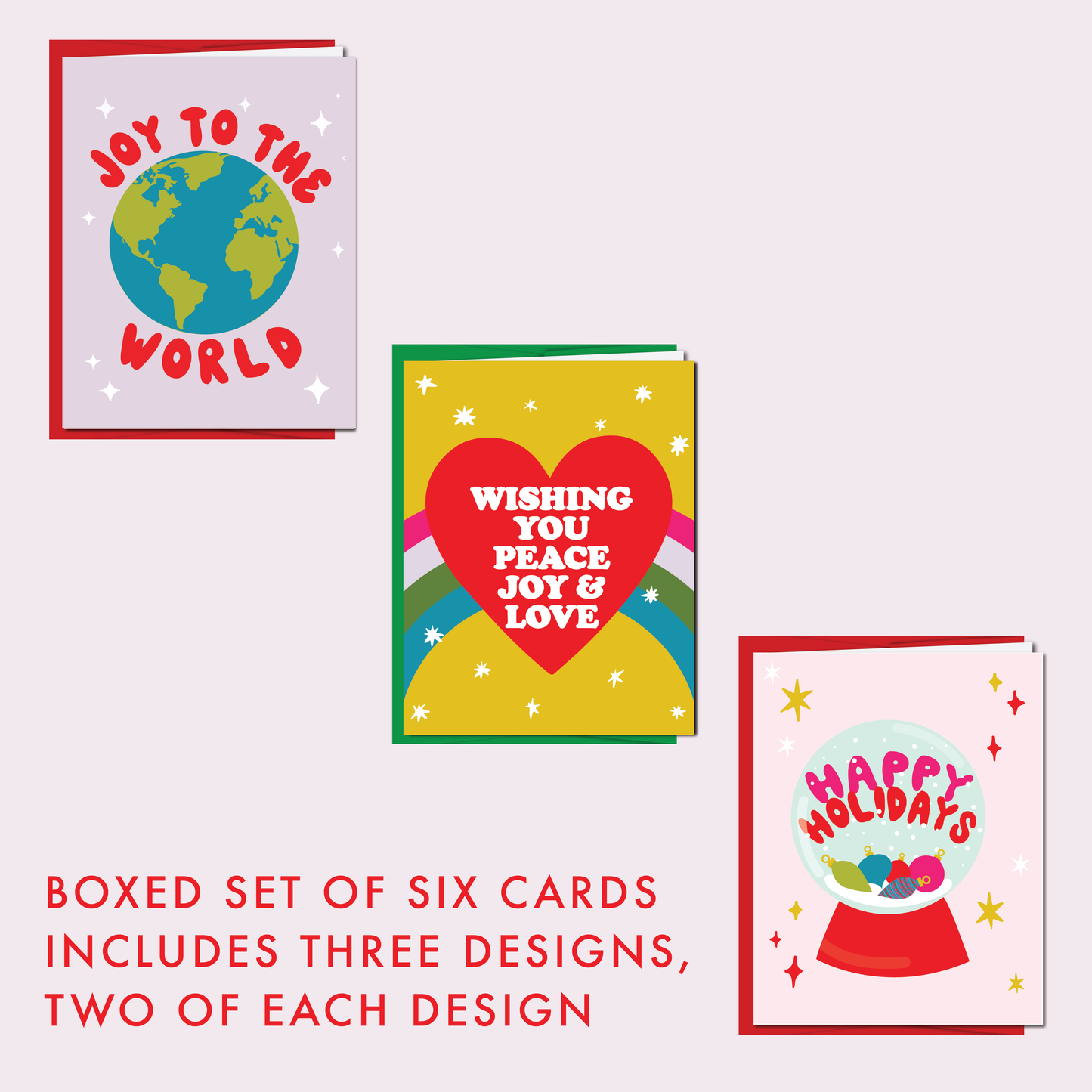 JOYFUL: Boxed Set of 6 Cards