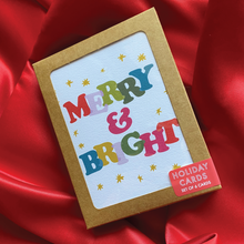 Load image into Gallery viewer, MERRY AND BRIGHT: Boxed Set of 6 Cards
