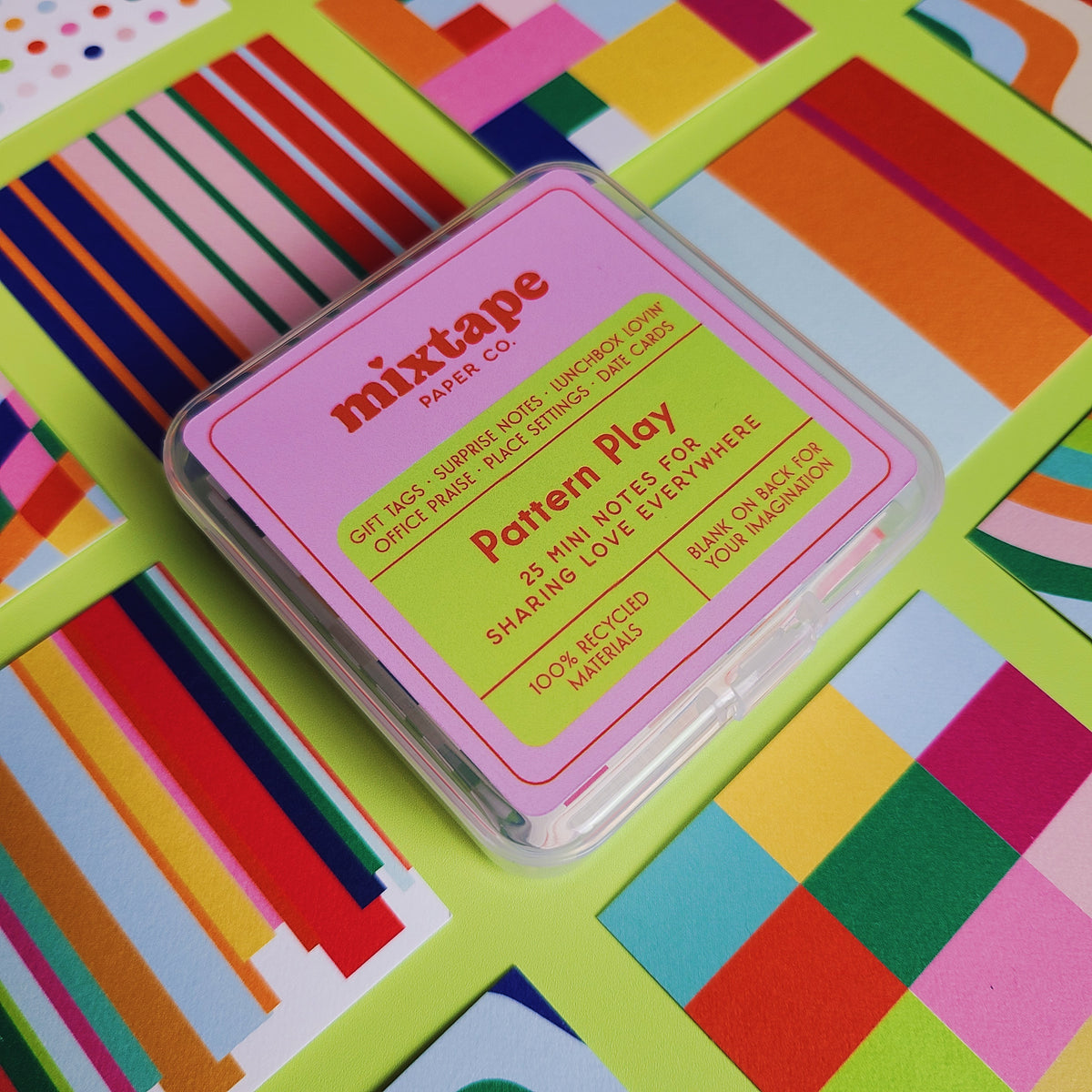 Pattern Box Play PATTERN PLAY mini notes – Mixtape Paper Co.